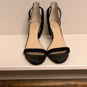 Banana republic black suede heels